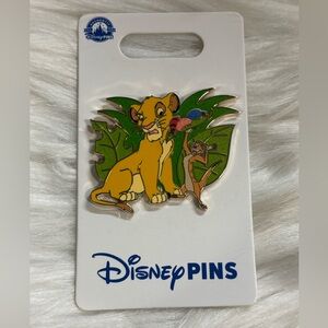 2024 Disney Parks The Lion King Simba & Timon Grubs OE Pin New